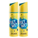 Set Wet Cool Avatar Deodorant & Body Spray Perfume For Men, 150 ml (Pack of 2)