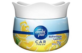 Ambi Pur Car Freshener Gel, Refreshing Lemon, 75 g