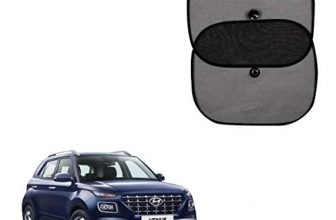 Black Sun Protection Sunshade for Hyundai Venue (Set of 2)