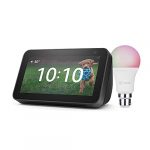 Echo Show 5-2nd Gen (Black) combo with Zoook 9W Smart Bulb