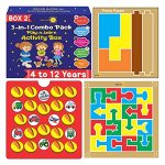 SmartoKids 3-in-1 Puzzle Set for 4-12 Years, Multicolour