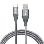 AGARO – 33280 USBA to TypeC Nylon Braided 1.2M Cable