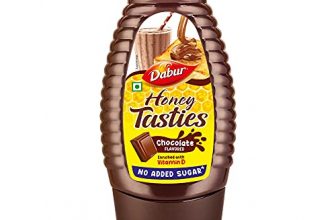 Dabur Honey Tasties Chocolate Syrup | Enriched with Vitamin D |No Added Sugar – 200gm