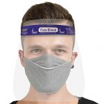 HACER 500 Micron Face Shield with Adjustable Elastic Strap