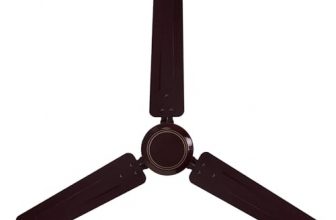 Rr Signature (Previously Luminous) Morpheus1200Mm Star-Rated Bee Certified Energy Efficient 52-Watt High Speed Ceiling Fan (Brown)