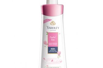Yardley London English Rose Moisturizing Body Lotion With Germ Shield| Infused With Rose & Geranium Oil| Daily Use Hand & Body Lotion With Vitamin C & B3 For Women| 350+50Ml