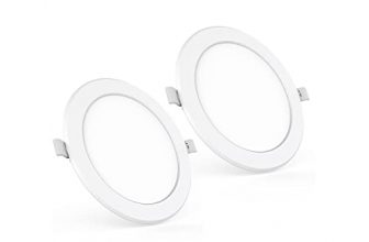 Polycab 18W Led Panel Light Scintillate Edge Slim Round Smart Offers Bright Lumination Long Lifespan No Harmful Radiation (Warm White, 3000K, 2 Pcs, Cut Out: 7.79 Inches)