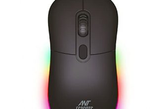 Ant Esports Gm40 Wired Optical Gaming Mouse With Rgb Led, Lightweight And Ergonomic Design, Dpi Upto 2400, Compatible With Windows And Mac