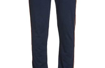Cazibe Men’s Relaxed Fit Track Pants (Combo Pack of 2) (CZ11121_Black/Indigo_26W x 29L)