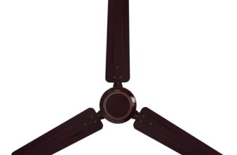 RR Signature (Previously Luminous) Morpheus1200MM Star-rated BEE Certified Energy Efficient 52-Watt High Speed Ceiling Fan (Brown)