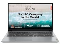 Lenovo IdeaPad 1 AMD Ryzen 5 5500U 15.6″ (39.62cm) FHD Thin & Light Laptop (8GB/512GB SSD/Integrated AMD Graphics/Windows 11/Office 2021/HD Camera/1 Year ADP Free/Grey/1.6Kg), 82R400BRIN
