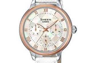 Casio Sheen Analog Mother of Pearl Dial Women’s Watch-SHE-3057PGL-7AUDR (SX194)