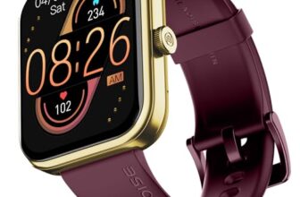 Noise ColorFit Pulse 3 with 1.96″ Biggest Display Bluetooth Calling Smart Watch, Premium Build, Auto Sport Detection & 170+ Watch Faces Smartwatch for Men & Women (Deep Wine)