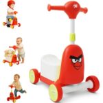Storio Twitty 3 in 1 Baby Activity Walker Kick Scooter Rideon for Kids