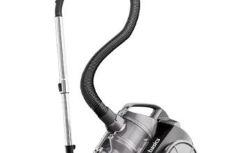 AmazonBasics Cylinder Bagless Vacuum Cleaner with Power Suction