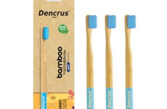 Dencrus Orby Kids Bamboo Toothbrush for Kids (Pack of 3)