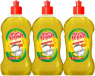 stanfresh Liquid Dish Wash Gel( Pack Of 3) Dish Cleaning Gel(Lemon, 3 x 0.5 L)