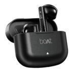 boAt Airdopes 91 Prime, 45HRS Battery, 13mm Drivers, Metallic Finish, Low Latency,ENx Tech, Fast Charge, v5.3 Bluetooth TWS in Ear Earbuds Wireless Earphones with mic (Midnight Black)