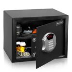Honeywell Safes & Door Locks – 5103 Medium Steel Security Safe with Hotel-Style Digital Lock, 0.83-Cubic Feet, Black