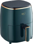 Pigeon Healthifry Digital with 360 High Speed Air Circulation Technology 1200 W with Non-Stick Basket – Green Air Fryer(4.2 L)