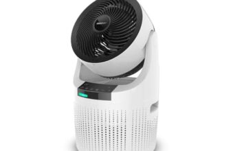 acerpure Professional Air Purifier for Home by Acer, Fights Pollution, Virus and Bacteria, 3-in-1 HEPA Filter, Activated Carbon Filter, Air Quality Sensor, AC530-20W, white, Standard