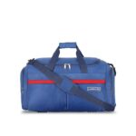 Lavie Sport Polyester Epitome 55 Cms Duffle Bag | Sturdy Airbag Duffle | Spacious Gym Duffle Bag,Navy