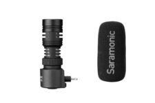 Saramonic SmartMic+Di Device-Mountable Directional Mic with Lightning & Headphone Output for iPhone & iPad
