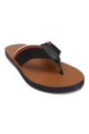 Louis Philippe Men Brown Solid Flip Flops
