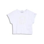 Tommy Hilfiger Girls White Color Tshirt (6)