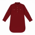 Indus Route by Pantaloons Boys Kurta Maroon