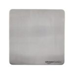 Amazon Basics Axial 6″ Fan | 22W | 7 Blades | 150mm Sweep | 7.3 dB Low Noise | Window Mount | Wall Switch Control | Silver Plastic & Brush Steel