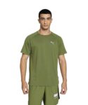 Puma Men’s Solid Regular Fit T-Shirt (524997_Olive Green