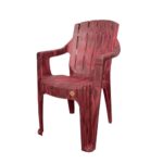 CELLO Hercules Chair Set of 1, Rosewood | Unbreakable, Durable & Strong |Blended PP Material, Easy to Clean |Plastic Chair for Living Room, Home & Office | 3 Years Warranty – Manufacturing Defects