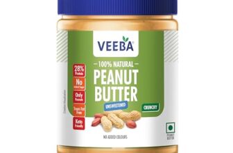 Veeba 100% Natural Peanut Butter (1Kg)