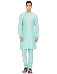 Amazon Brand – Symbol Men’s Kurta Sets (SY-A22-MNA-ETK-04A_Aqua_L)
