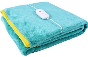 Warmland® BIS Certified ISI Mark Approved Basic Range Single Bed Electric Bed Warmer/Blanket |30 * 60 Inches| Auto Cut Off| Over Heat Protection| 5 Year Replacement Warranty|