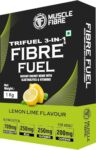 Muscle Fibre TriFuel 3-IN-1 Isotonic Powder | Instant Energy Drink for Workout | Electrolyte Replacements Energy Supplement with added BCAA & L Glutamine – Refreshing Post Workout and Recovery Electrolyte Enhanced Drink – Hydration Powder, Sports Recovery Rehydration [1Kg, Lemon]