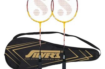 Silver’s Aluminium Blast Badminton Kit (2 Racquets with Full Cover)(Yellow/Black)