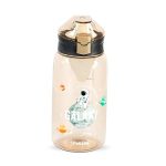 Attro Galaxy Water Bottle a Stylish and Functional 700ml Water Bottlewith Eye-Catching Print & Fruit Infuser Easy to Carry with Grip Handle Airtight,Leakproof,100% Food Grade & Durable-Peanut Brown