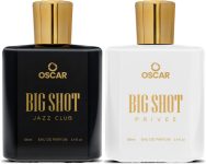 OSCAR Big Shot Jazz Club & Privee Premium Perfume Combo | Strong & Long Lasting Eau de Parfum  –  200 ml(For Men & Women)