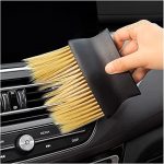 Zulaxy Car Interior Plastic Cleaning Brush, Car Cleaning Accessories, Multipurpose Car Ac Vent Dirt Cleaner Brush For Car Interior, Laptop Keyboard, Electronic Gadgets Smooth Cleaning Brush