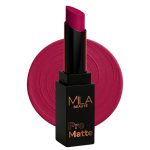 Mila Beauté Pro Matte Lipstick | Highly Pigmented & Long lasting | Semi Matte Finish | Light Weight Lipstick | Single Swipe Application | Luxurious Lip Color | Shade -(Anarkali, 4.2g)