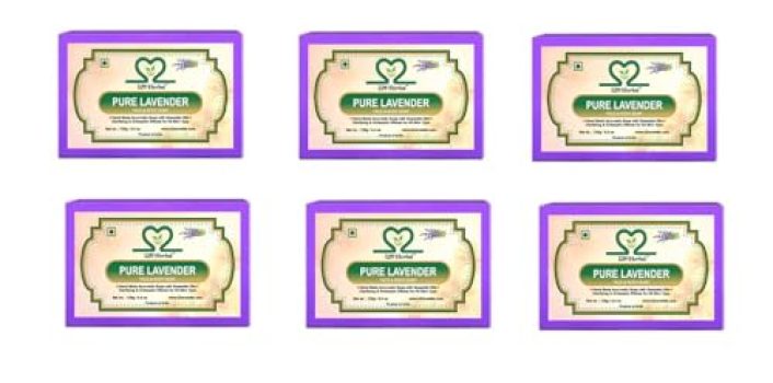 S2M Herbal Lavender Soap (Pack of 6) (6 x 125 g)