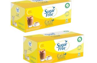 Sugar Free Gold, 100 Sachets (Pack Of 2) | India S No.1 Sweetner| Sweet Like Sugar With Low Calories| Scientifically Proven & Tested..