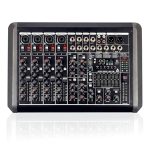 Audio Array MT-12 12 Analog+2 Digital Ch (L+R) Hybrid Analog+USB Mixer, Extra Sub Out+Fq Selector 48kHz DSP, 4XLR & 8 TRS In, 3-Band EQ, +48V, 24dBu XLR Out, Graphical EQ, Type-C, Studio & Streaming
