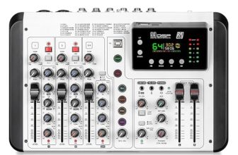 Audio Array 6-Channel Hybrid USB Summing Mixer | 4 Analog & 2 Digital Channels |192kHz/24Bit OTG Recording| 99 DSP FX| BT Connectivity | 2XLR Mic Inputs |Phantom Power| Hi-Z & Headphone Monitoring |M6