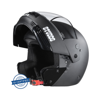STUDDS NINJA PASTEL PLAIN FULL FACE – MATT. BLACK- XL Motorsports Helmet(Matt Black)