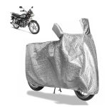 Sulfar Bike Cover for Hero MotoCorp Splendor Plus 100 (Base) | Waterproof, Dustproof & UV Protected | All Weather Two Wheeler Cover (Silver) New 2026 Variants