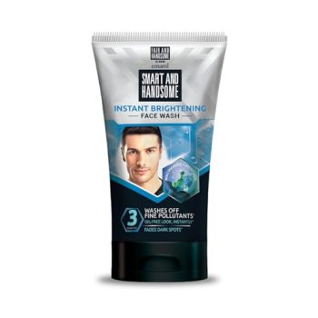 Smart And Handsome Face Wash, Instant Brightening, Instant Freshness, 100g