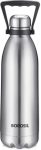 BOROSIL 1800ml Bolt 24 Hours Hot and Cold, Double Wall Vaccum Insulated Flask Bottle 1800 ml Steel Bottle(Pack of 1, Steel/Chrome)